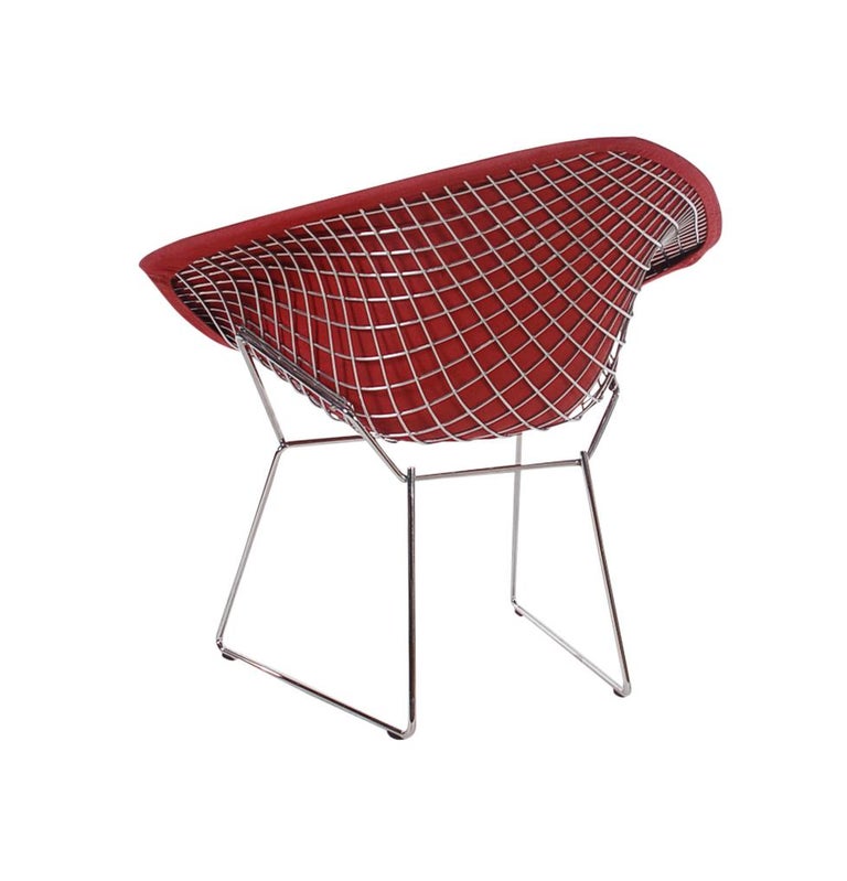 MidCentury Modern Wire Diamond Lounge Chair by Harry Bertoia for Knoll