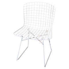Mid-Century Modern Wire Mesh Side Chair 20th C