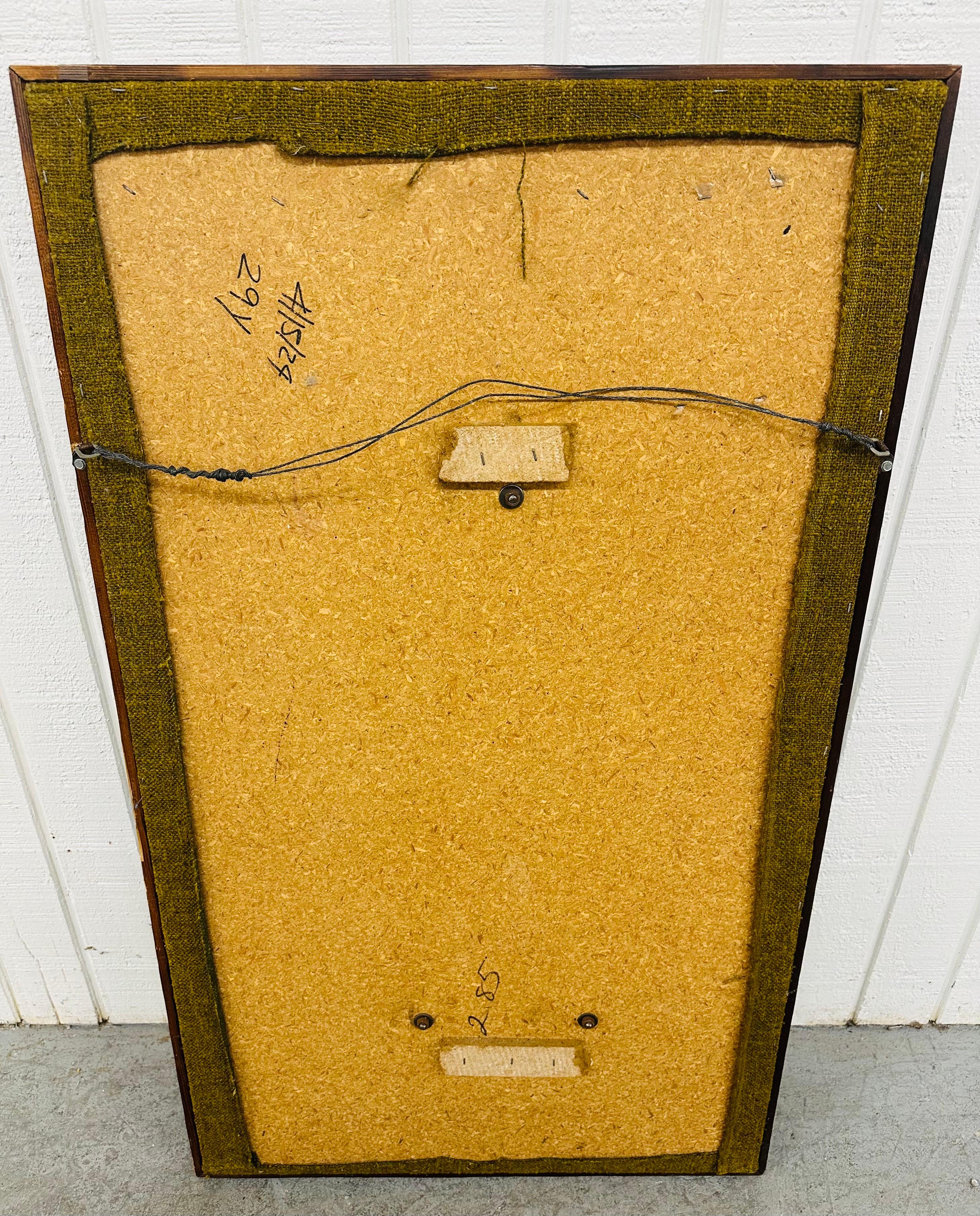 20th Century Mid-Century Modern Witco Brutalist Wall Art