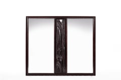 Mid-Century Modern Witco Styled Pulaski Oceanic Mirror in Walnut, USA, c. 1970's