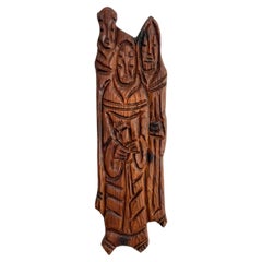 Mid-Century Modern Witco Wise Men Sculpted Wood Art