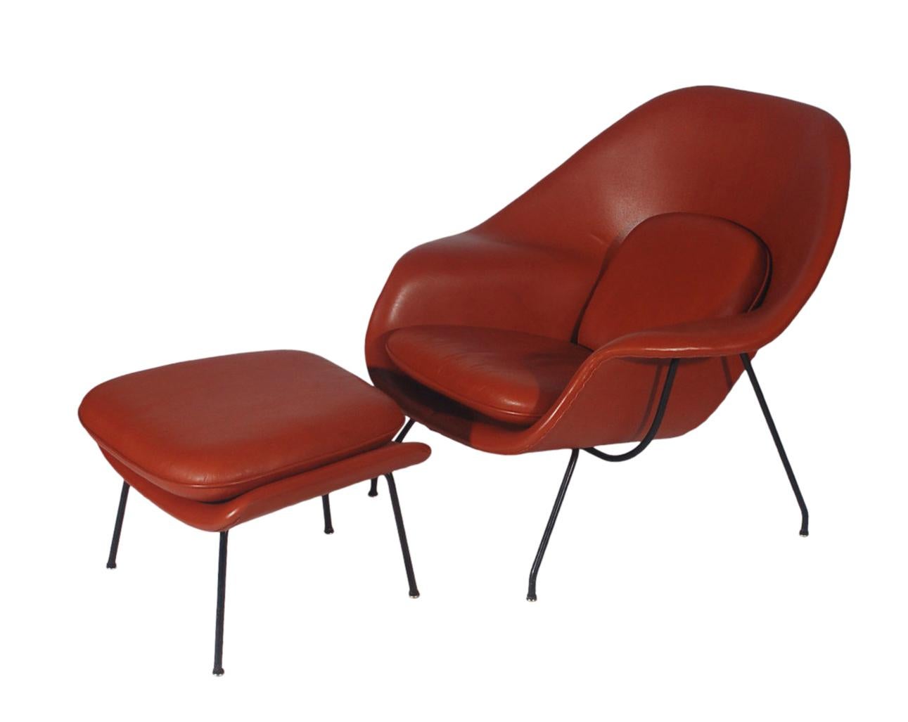 womb chair leather