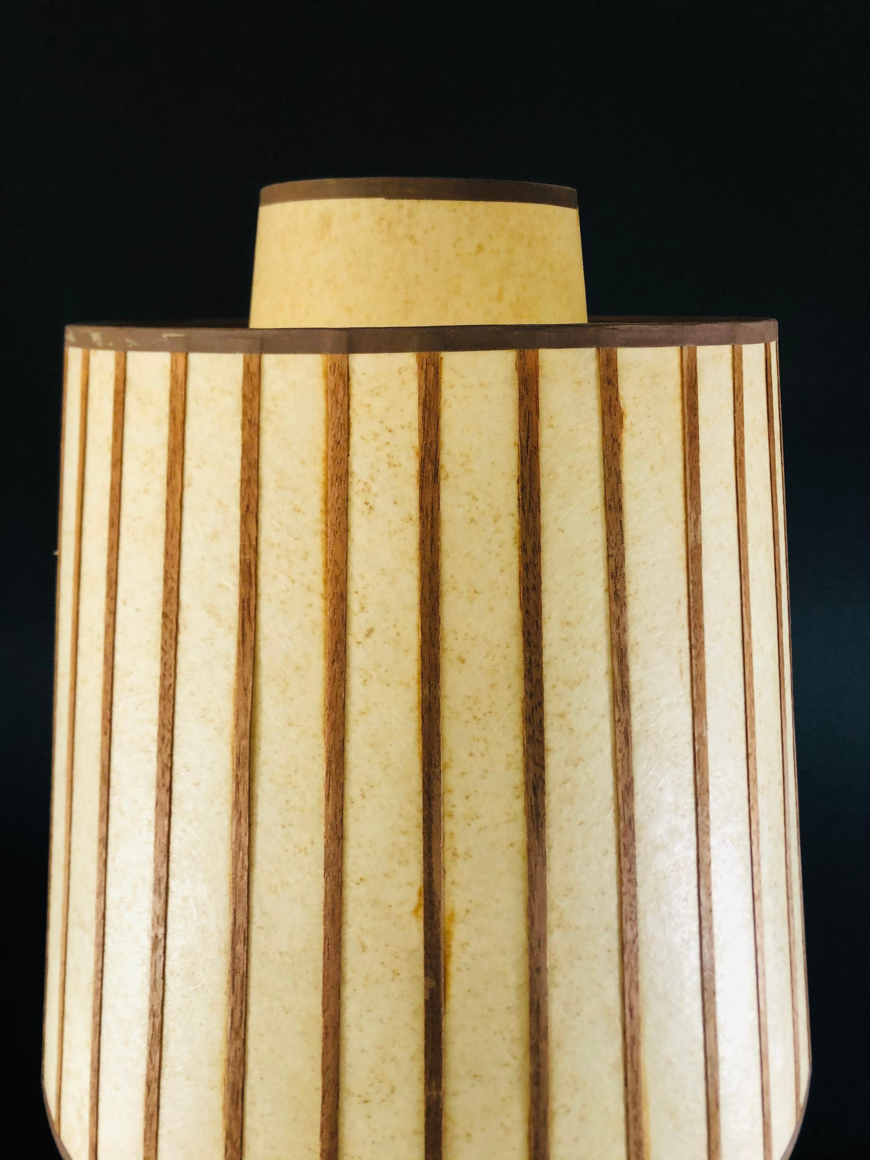 modern wood base table lamp