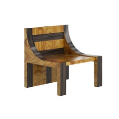 Fauteuil en bois Modernity Minimal Marqueterie Gloss Ash Roots