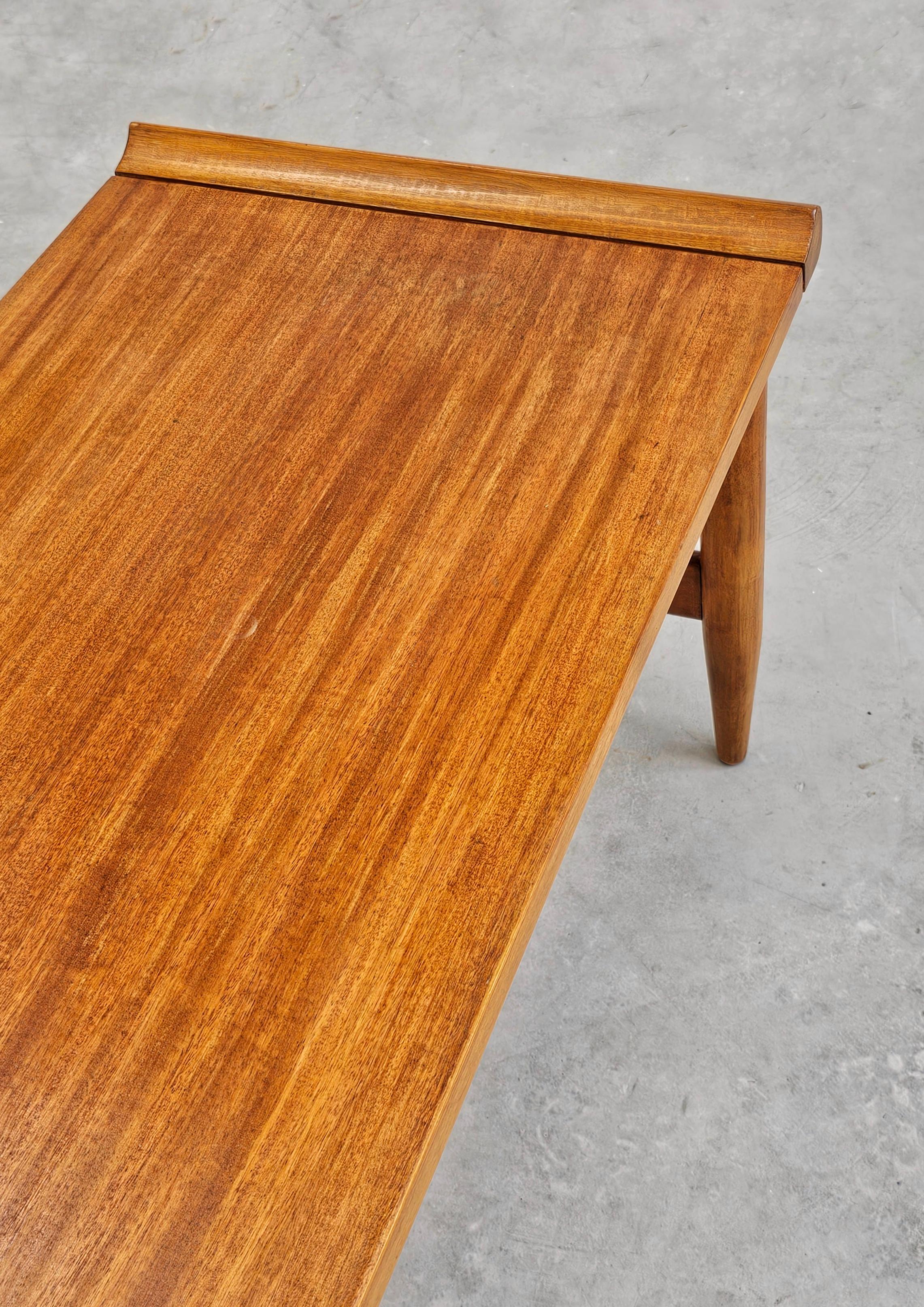 Mid-Century Modern Mid Century Modern Wood Bench or Skinny Table with Mahogany top, Germany 1960s