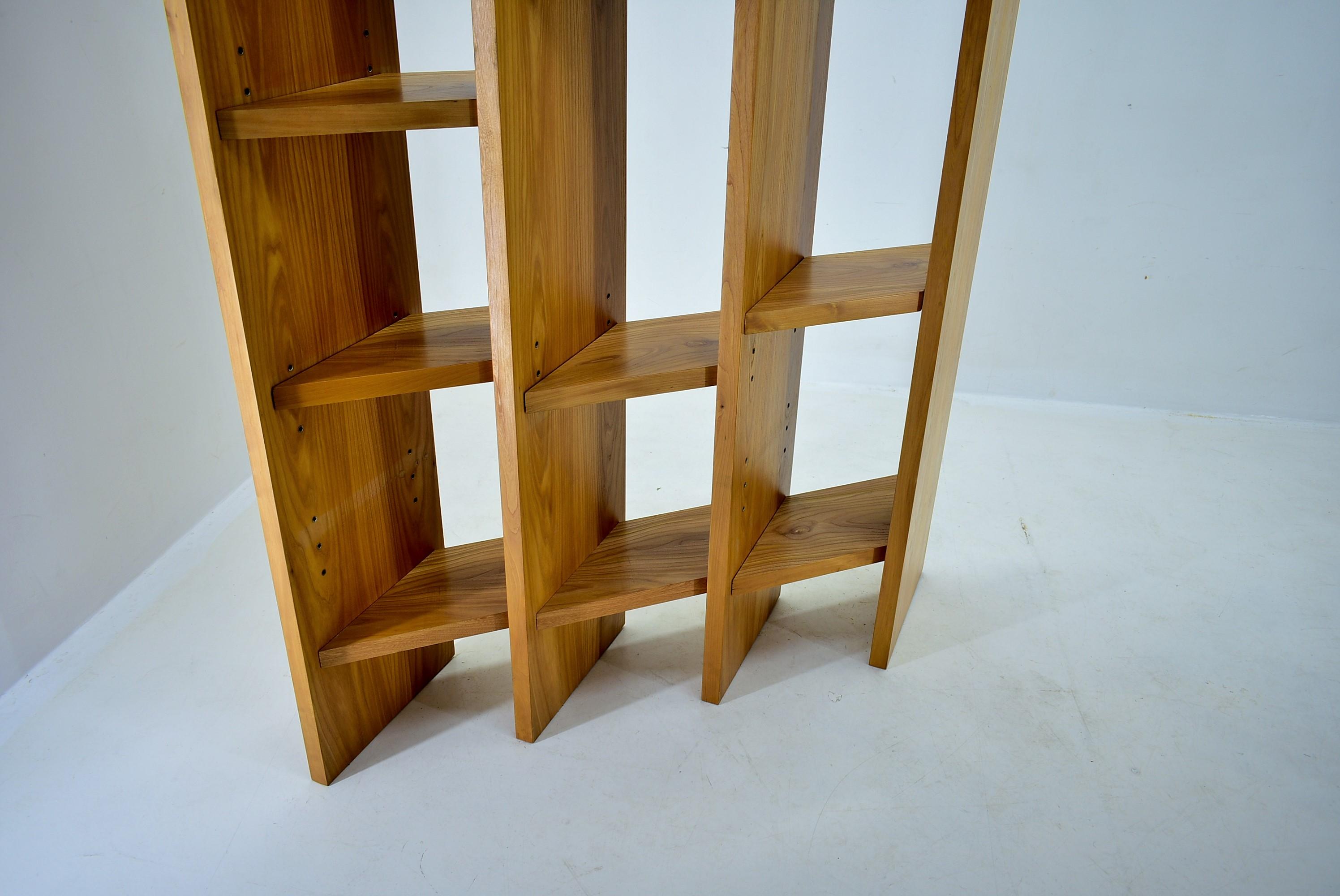 Mid-20th Century Mid-Century Modern Wood Bookcase, 1960s For Sale