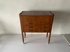 Mid Century Modern Wood Buffet with 6 Drawer, 1960s, Germany