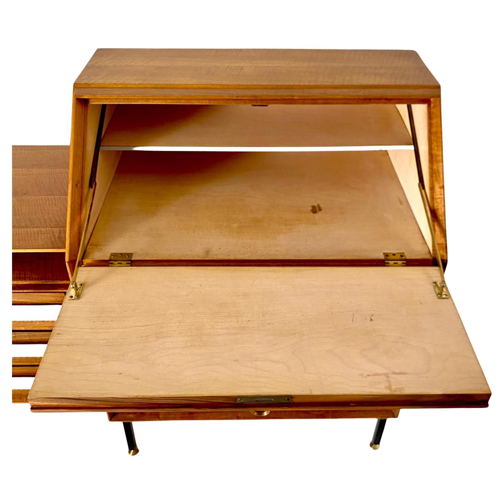 Mid Century Modern Wood Sideboard, Consorzio Mobili Cantu, Italy 1960 For Sale 3