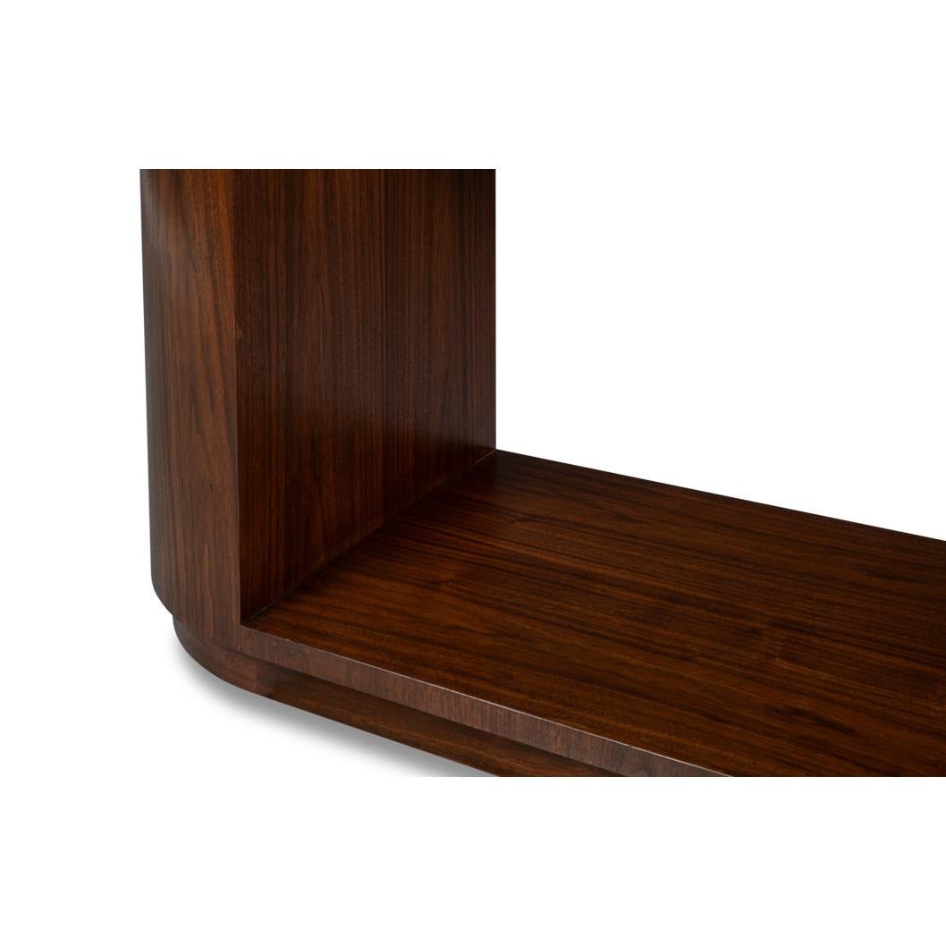 Table console en bois moderne du milieu du siècle en vente 4