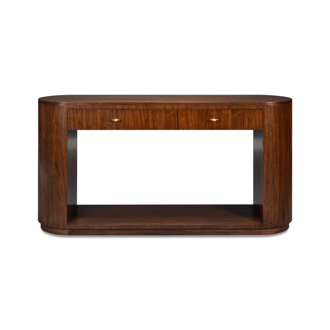 Mid-Century Modern Table console en bois moderne du milieu du siècle en vente