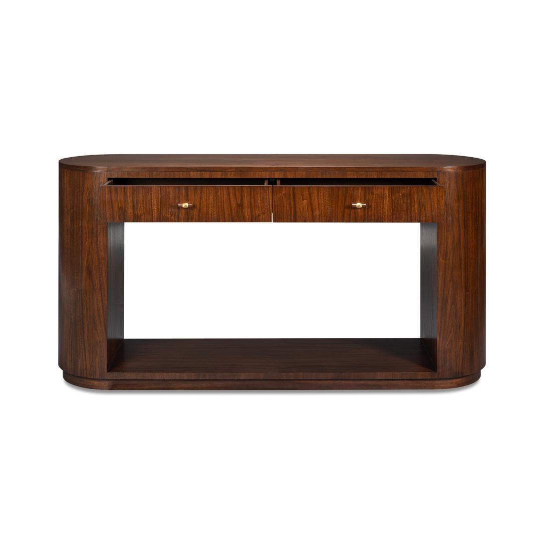 Vietnamien Table console en bois moderne du milieu du siècle en vente