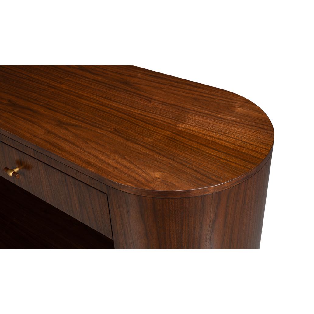 Table console en bois moderne du milieu du siècle Neuf - En vente à Westwood, NJ