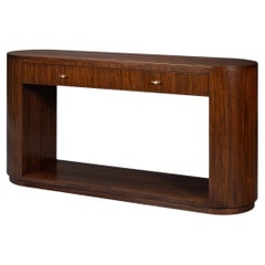 Mid-Century Modern Wood Konsolentisch