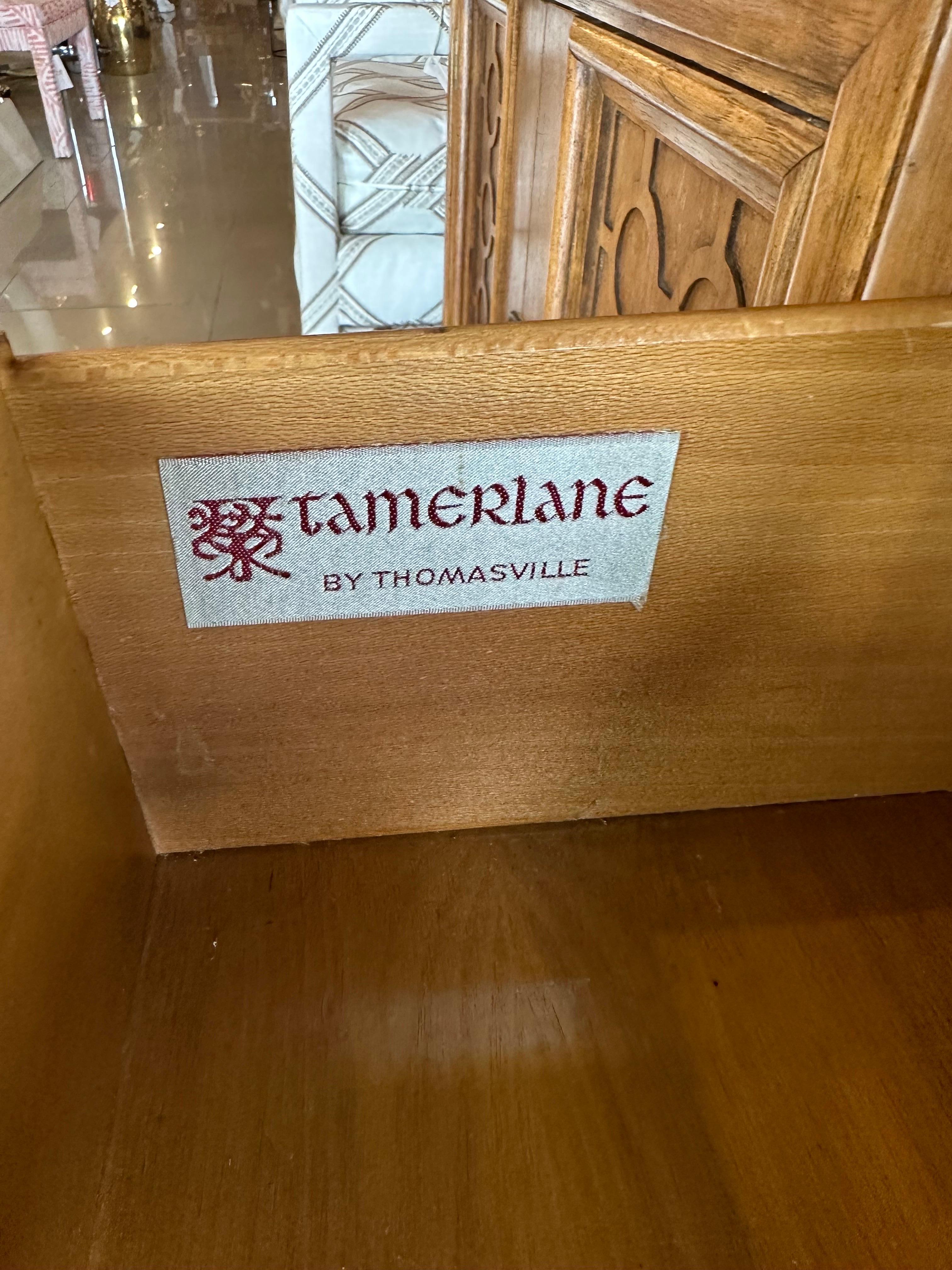 Mid Century Modern Wood Credenza Dresser Buffet Sideboard Tamerlane Thomasville  5