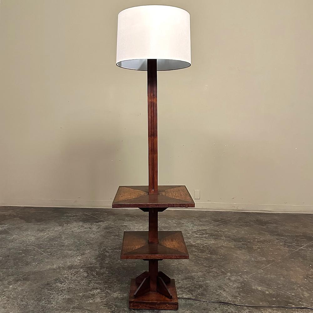 Français Lampadaire en Wood Modernity en vente