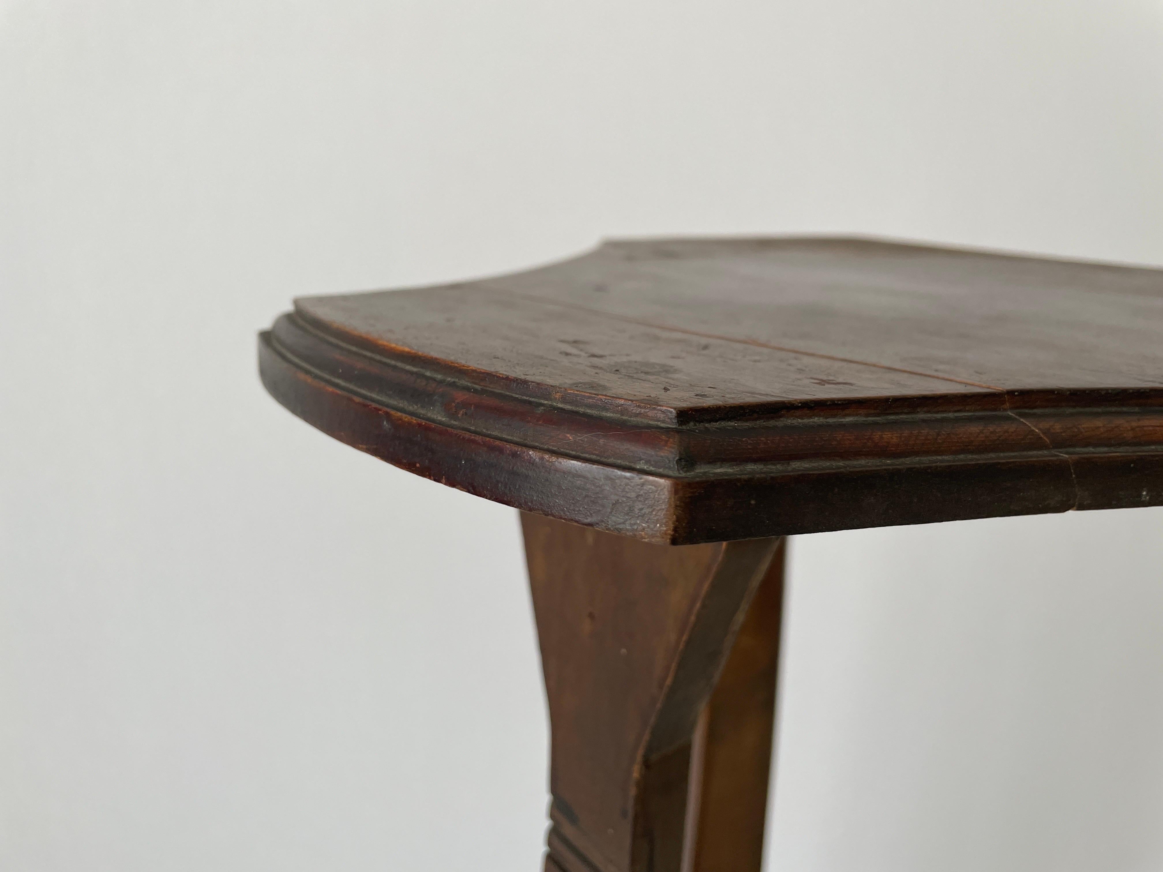 Mid-century Modern Wood Flower or Sculpture Stand, 1950er Jahre, Deutschland im Angebot 7