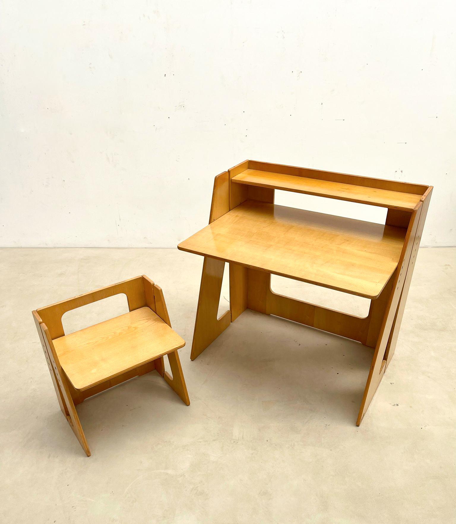 foldable desk wood