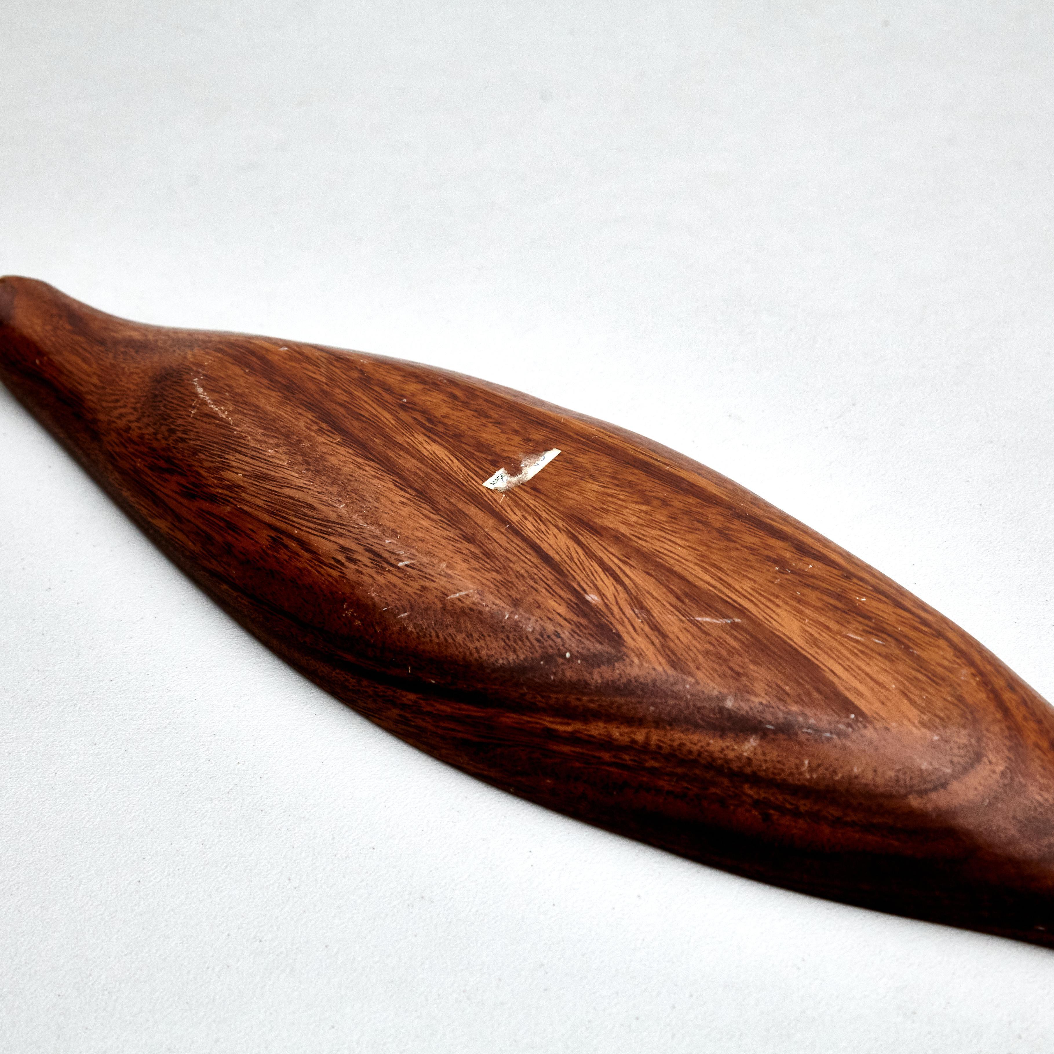 Mid-Century Modern Wood Fruit Bowl – France, Circa 1960 For Sale 2
