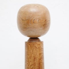 Mid Century Modern Wood Japanese "Kokeshi" Doll, circa 1940