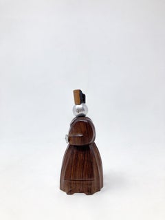 Mid-Century Modern Wood Pepper Mill by Peugeot, 1930s