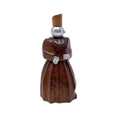 Moderne Pfeffermühle aus Holz von Peugeot aus der Jahrhundertmitte, 1930er Jahre