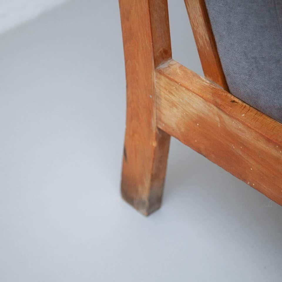 Divano scandinavo in legno moderno di metà secolo, circa 1950 in vendita 3