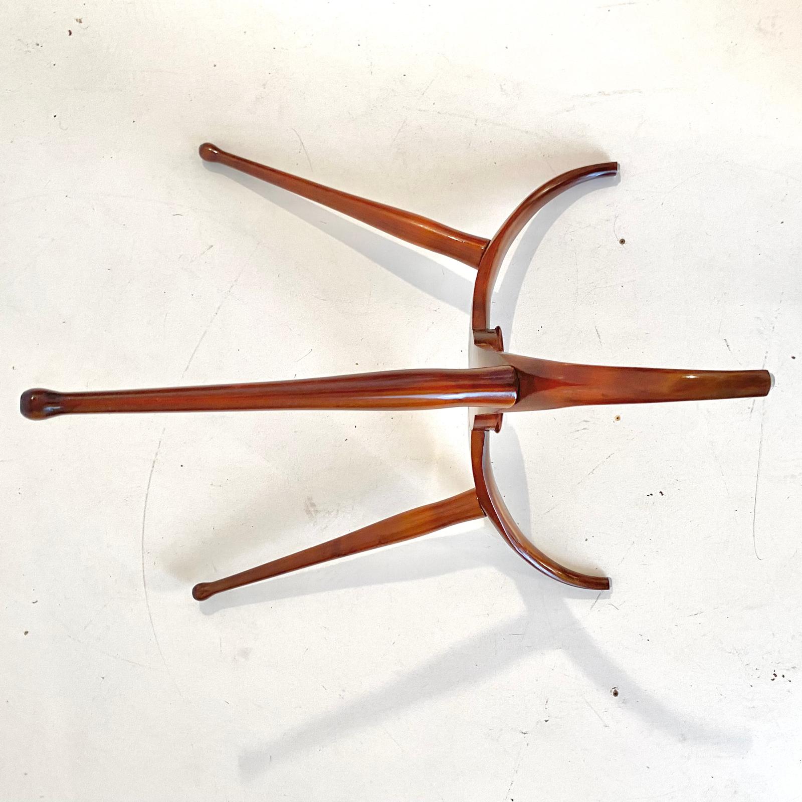 Moderner Spinnentisch aus Holz aus der Mitte des Jahrhunderts, im Stil von Carlo De Carli, Italien 1950er Jahre im Angebot 3