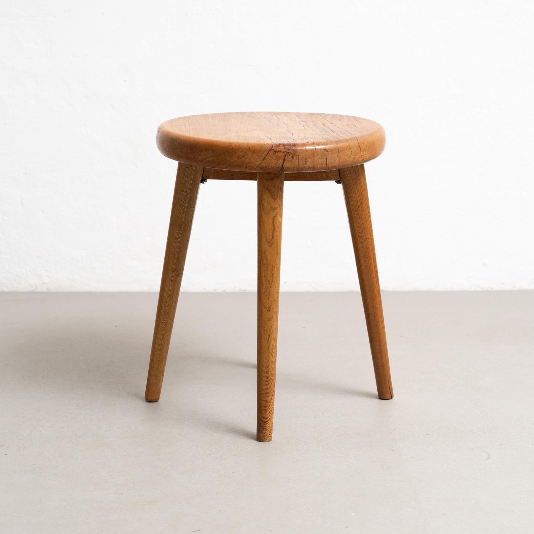 Table en Woods, d'après Charlotte Perriand, circa 1950, de style moderne du milieu du siècle dernier Bon état - En vente à Barcelona, ES