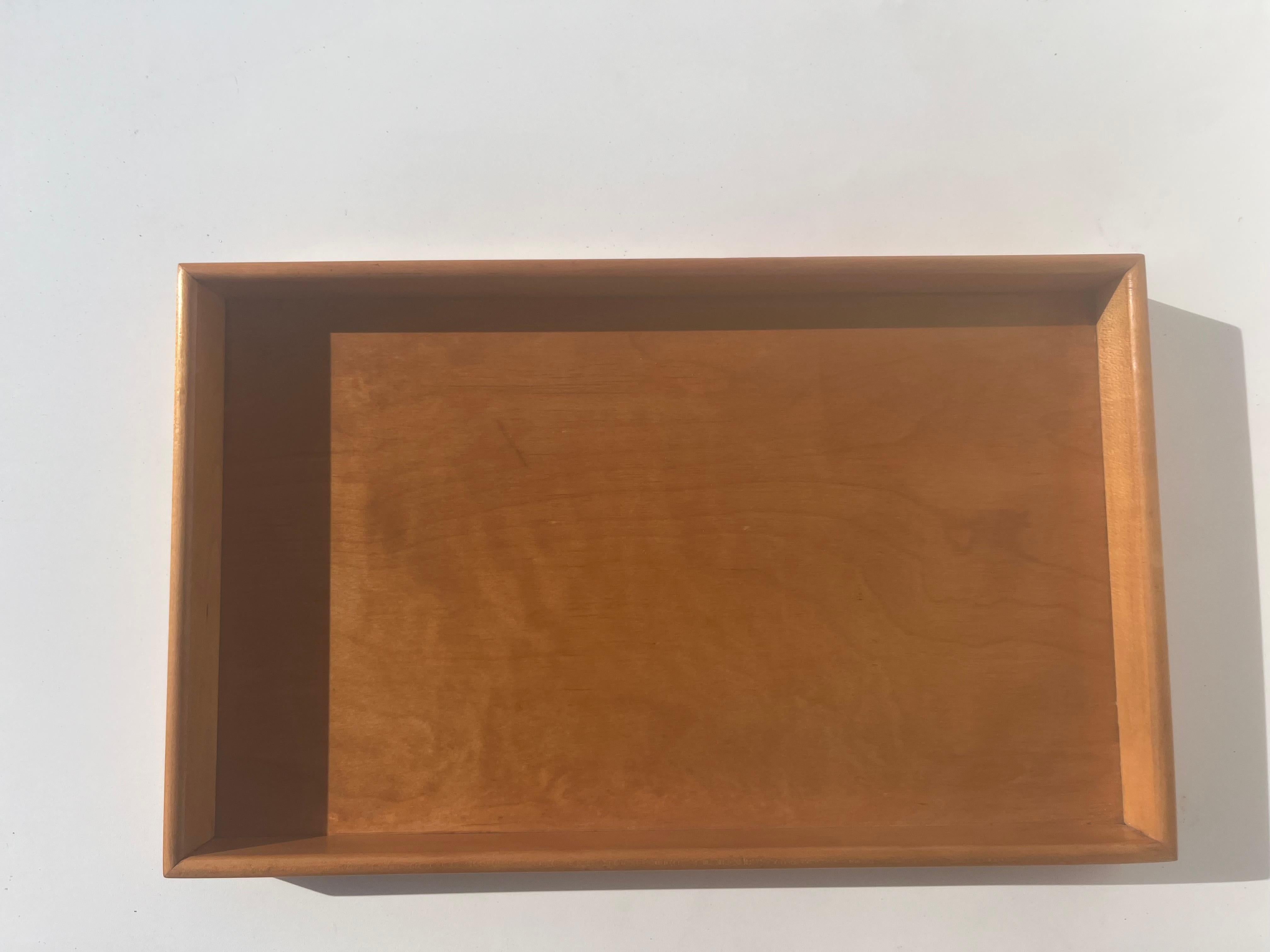 Milieu du XXe siècle Plateau en Wood Modernity en vente
