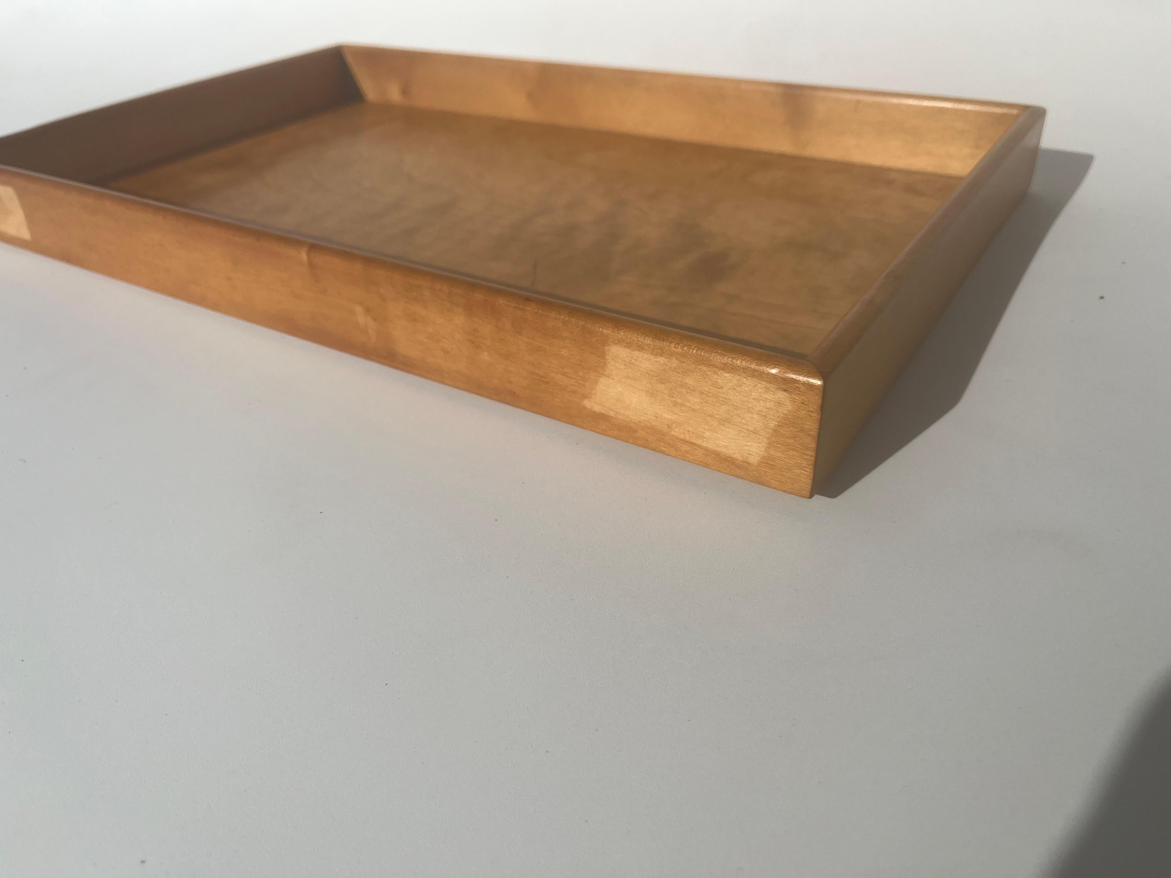 Plateau en Wood Modernity en vente 2