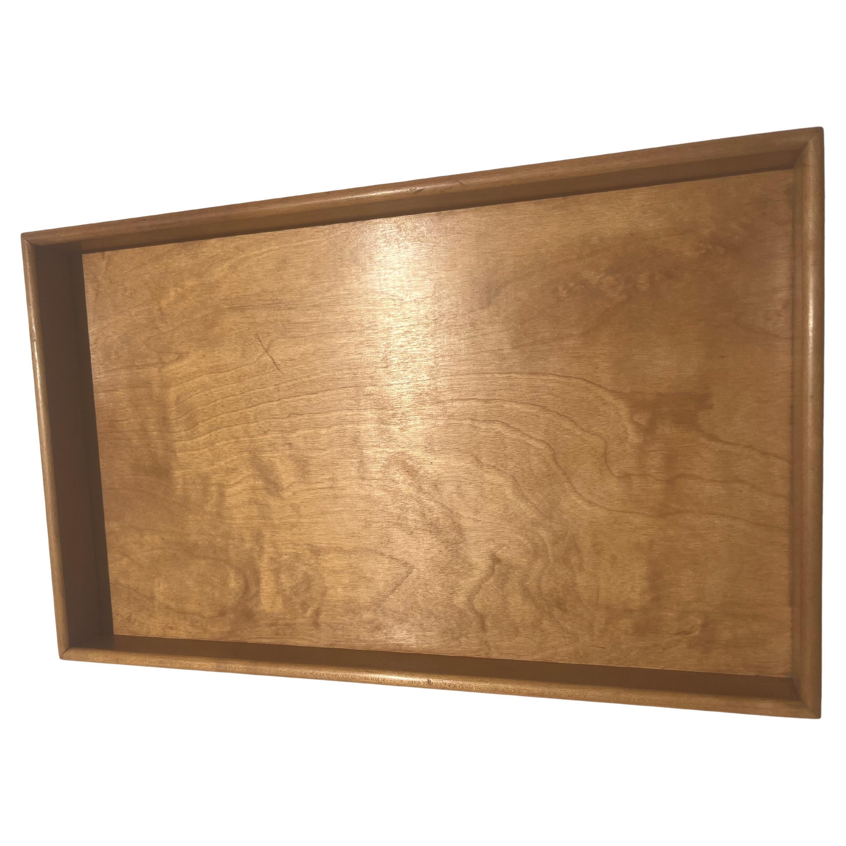 Mid Century Modern Wood Tray