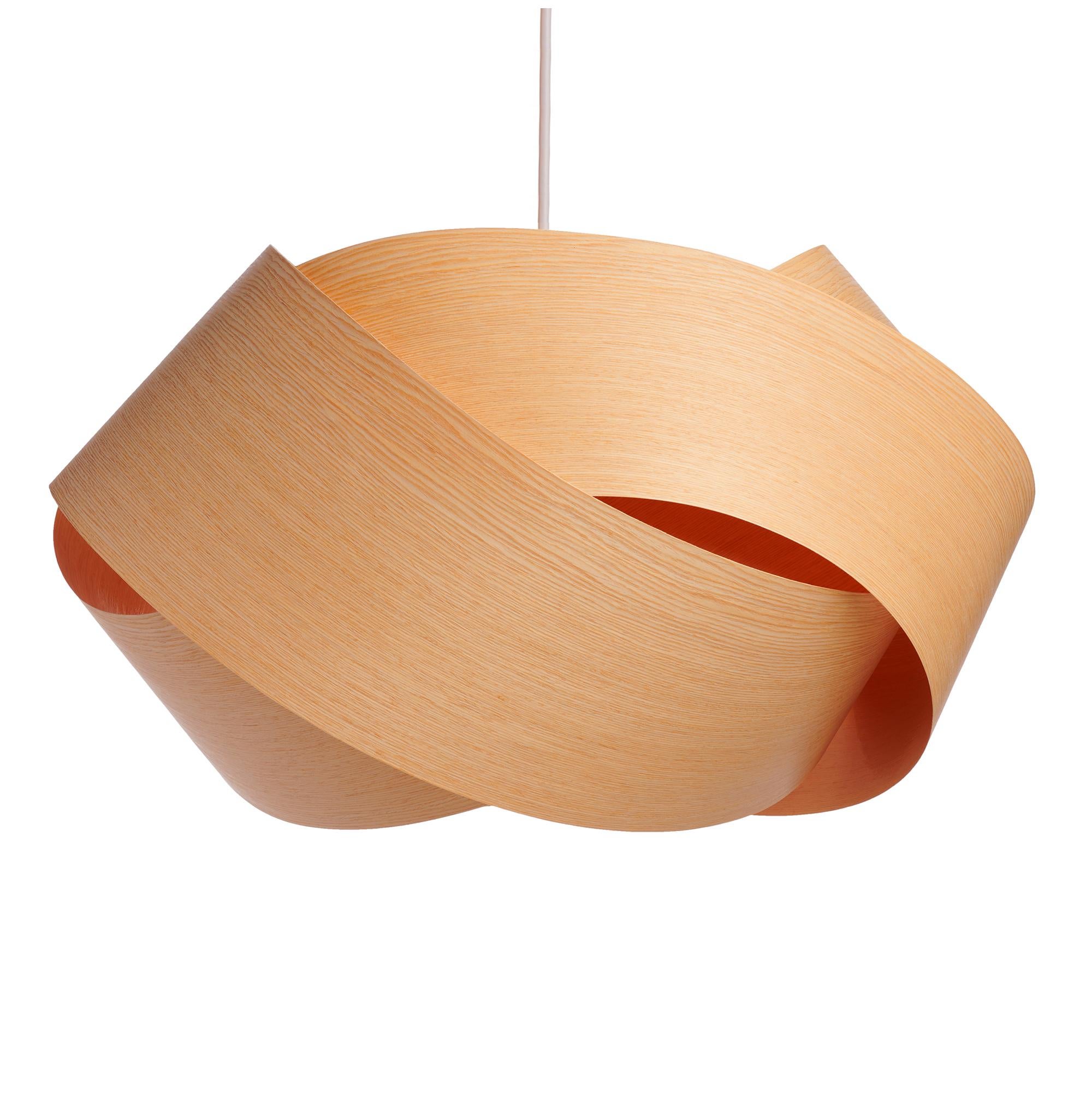 SERENE is a contemporary, Mid-Century Modern light fixture with a Scandinavian Design and Organic Modern composition. This is a minimalist luxury wood veneer pendant design and can be exhibited in annexes, entrance ways, and offices. 
Newood is made