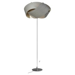Mid-Century Modern Wood Veneer Lamp Shade