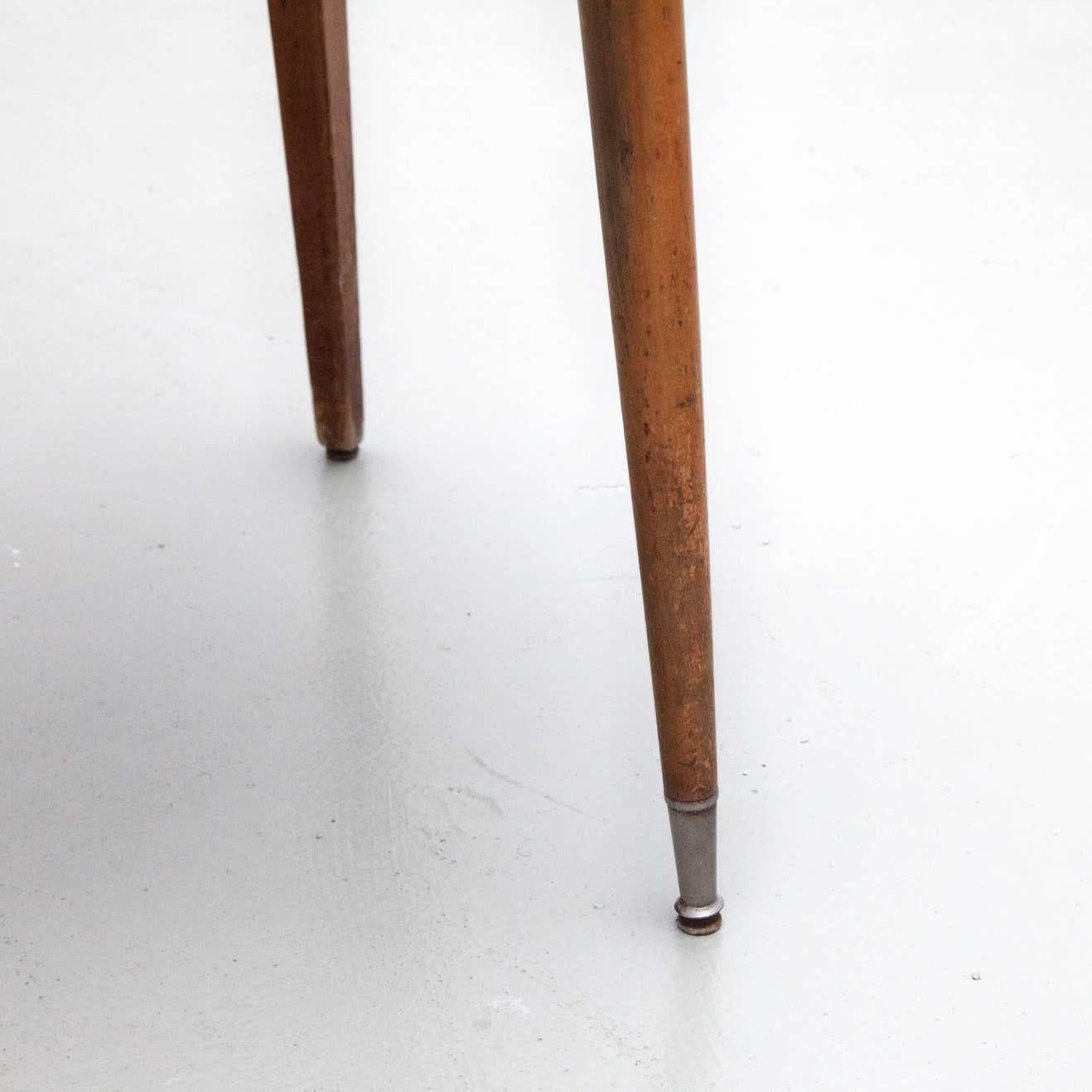 Sedia Vintage Mid-Century Modern Wood, circa 1950 in vendita 2