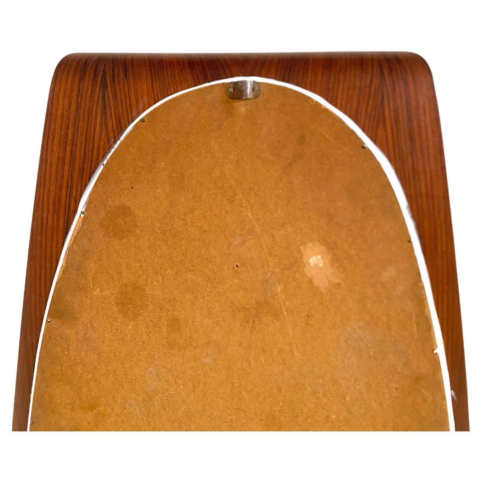 Mid Century Modern Wood Wall Mirror, Campo e Graffi, Italy 1950s For Sale 1