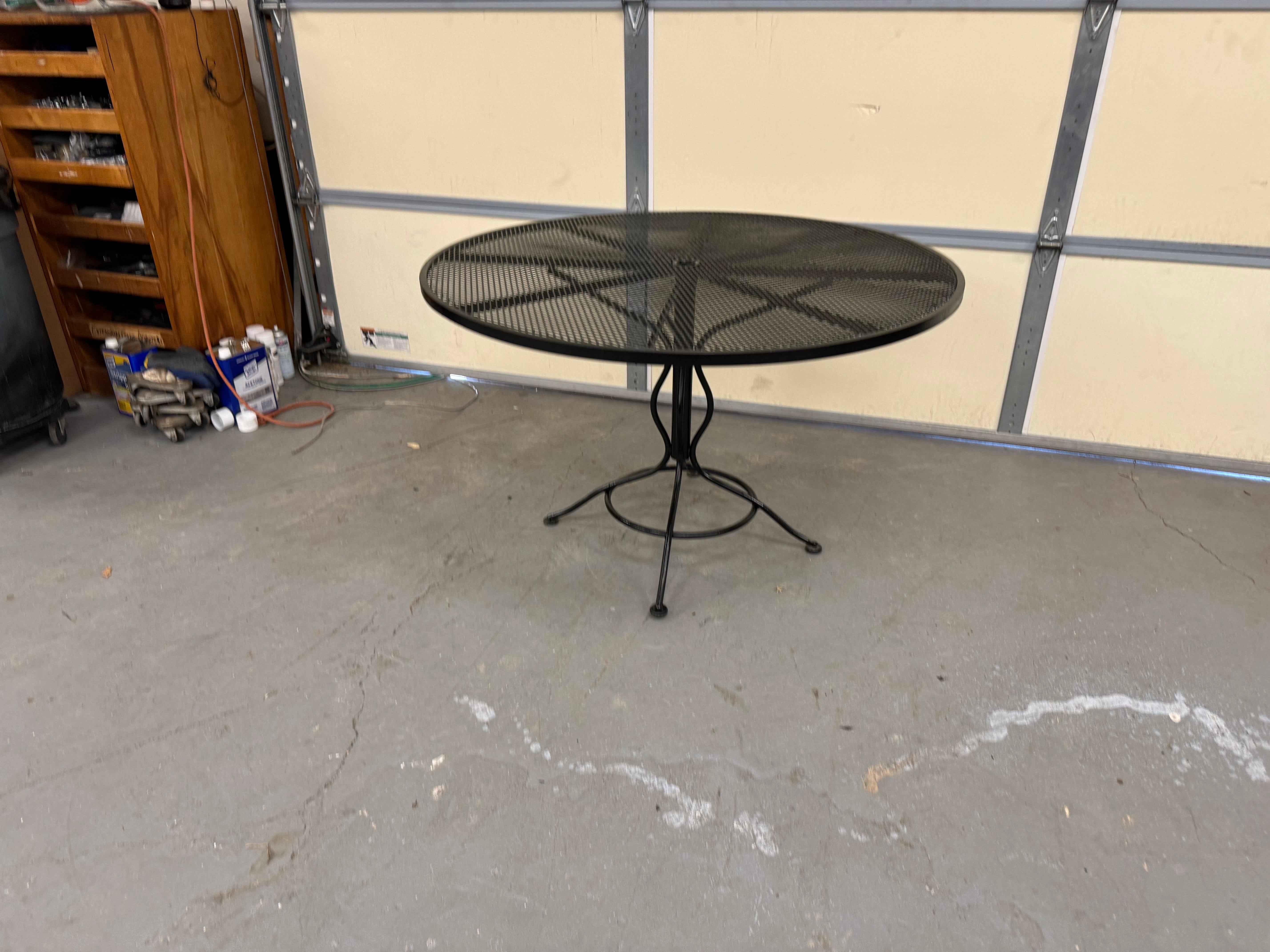 Mid-Century Modern Woodard Outdoor  Iron 48