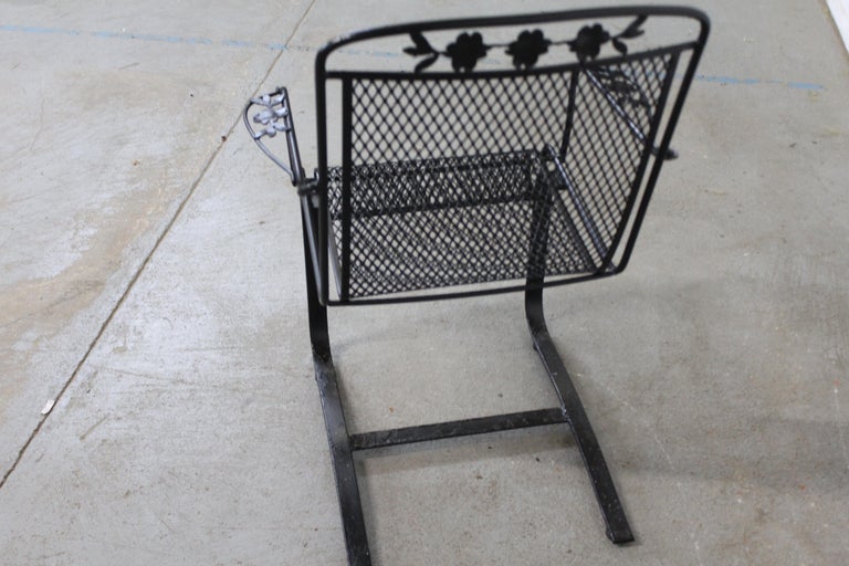Mid-Century Modern Woodard Springer Rocker Patio Lounge Chair For Sale ...