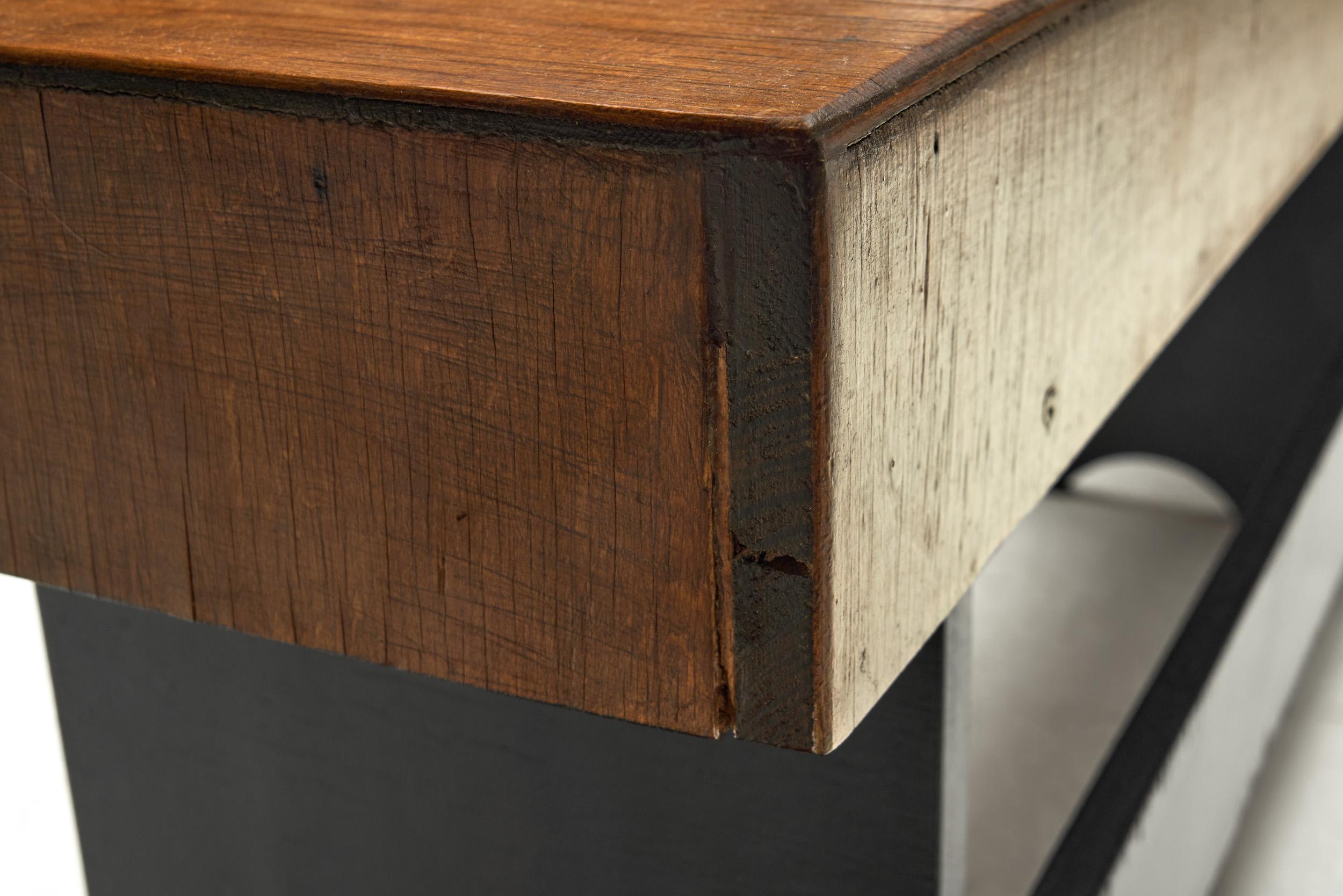 Banc en bois moderne du milieu du siècle, Europe, vers 1950 en vente 5
