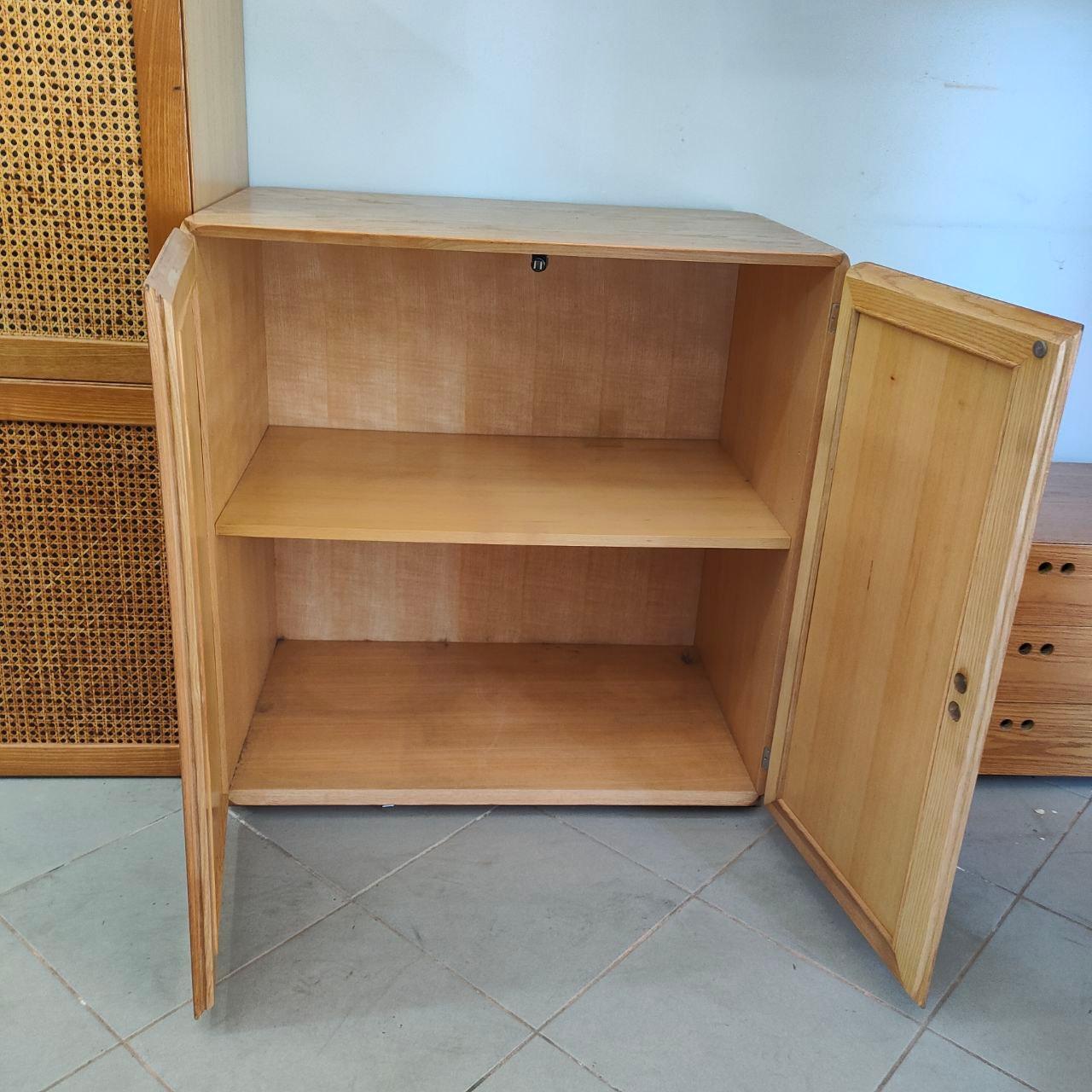 Fine XX secolo Armadio libreria in legno modulare di Jan De Vries, Italia, anni '70 in vendita