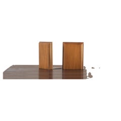 Mid-Century Modern Wooden Bookends, 1960s, Set of 2