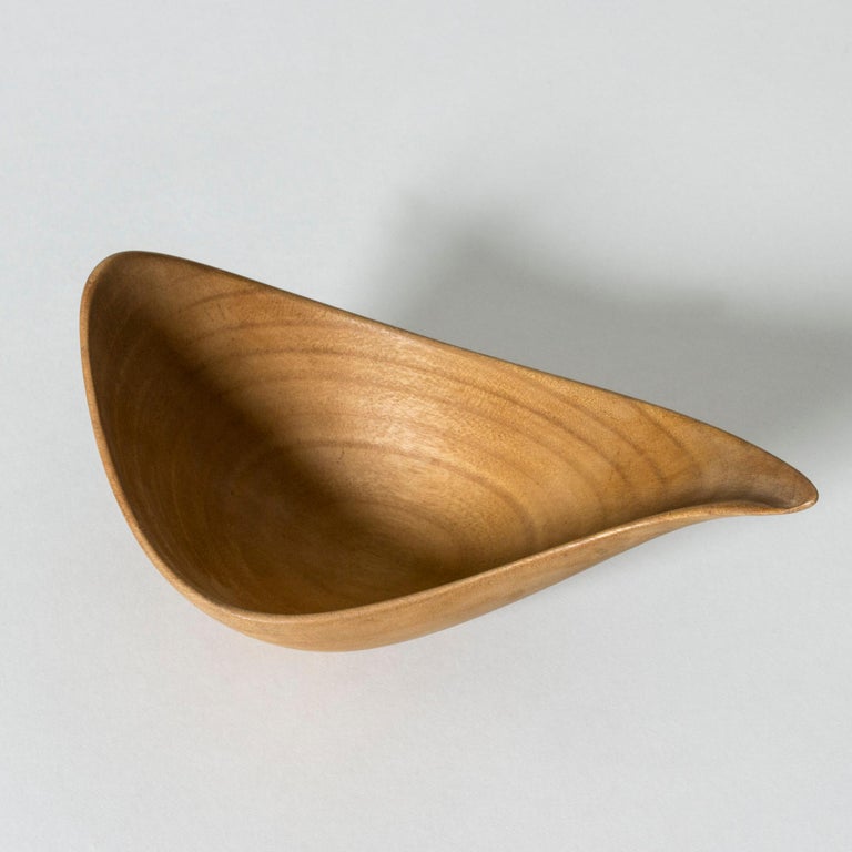 MidCentury Modern Wooden Bowl by Johnny Mattsson at 1stDibs