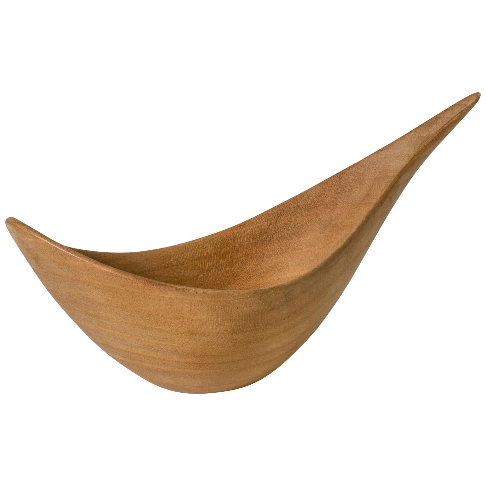 Mid-Century Modern Wooden Bowl by Johnny Mattsson