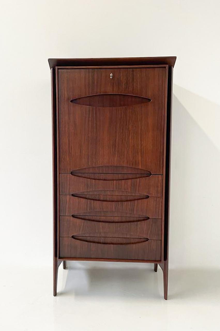Italian Mid-Century Modern Wooden Cabinet, Italy, 1960s For Sale