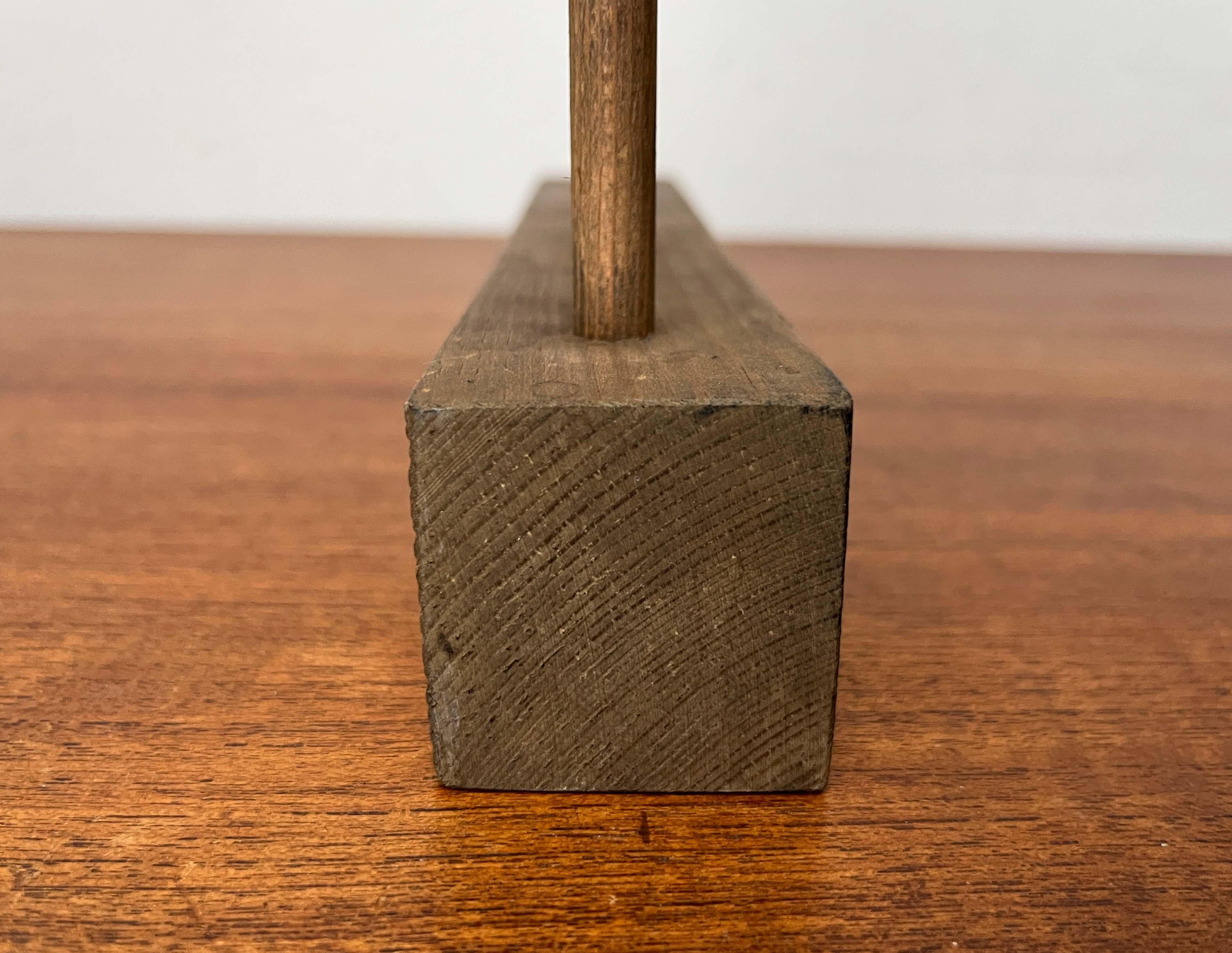 Portacandele in legno della modernità di metà secolo di Aarikka, anni '60 in vendita 10