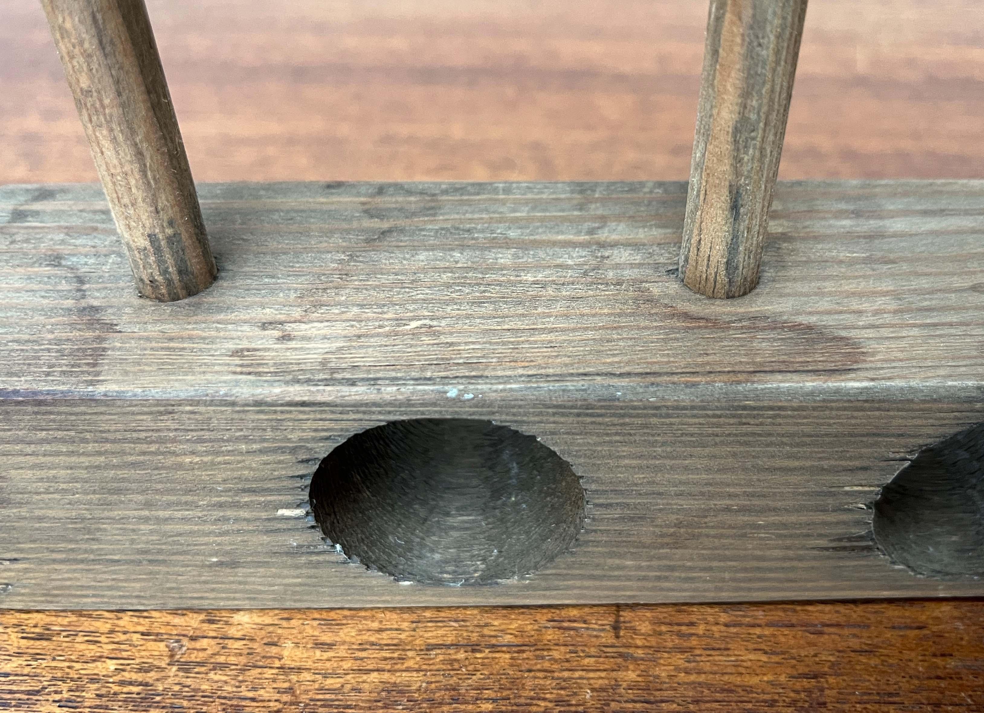 Portacandele in legno della modernità di metà secolo di Aarikka, anni '60 in vendita 11