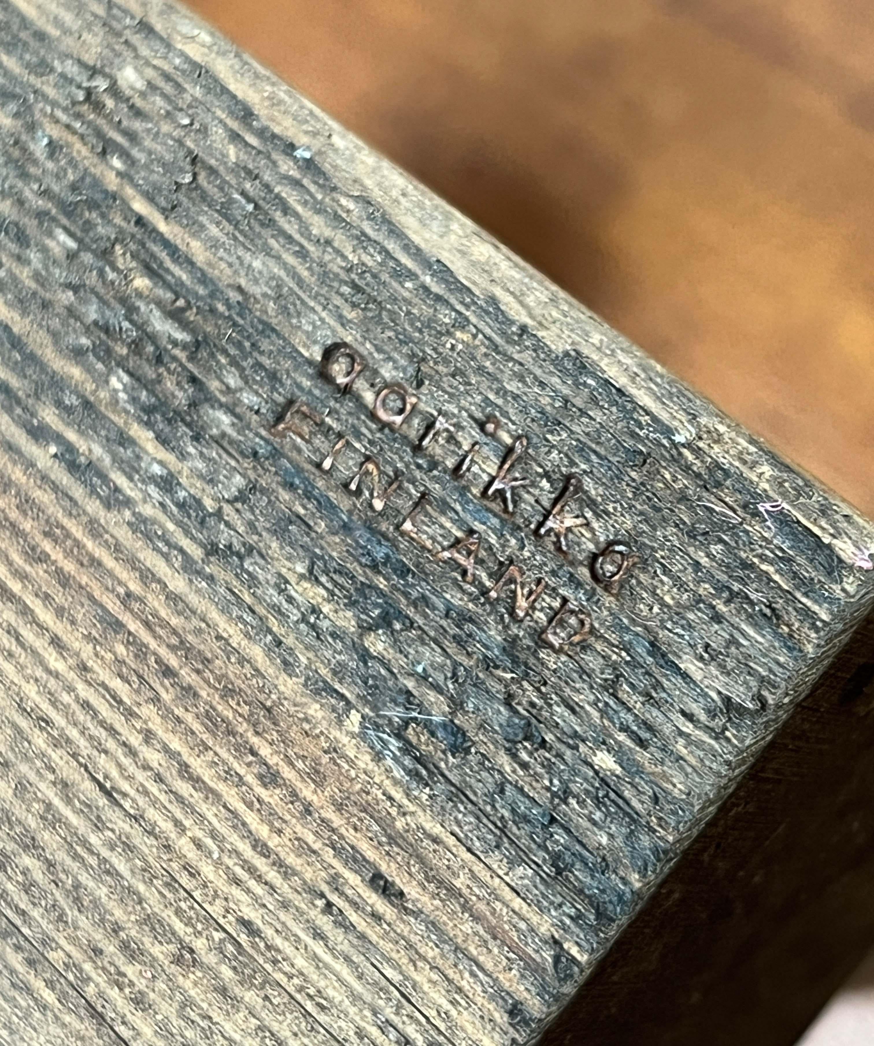 Portacandele in legno della modernità di metà secolo di Aarikka, anni '60 in vendita 14