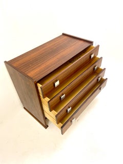 Mid-Century Modern Wooden Chest of Drawers, Italy, 1960s