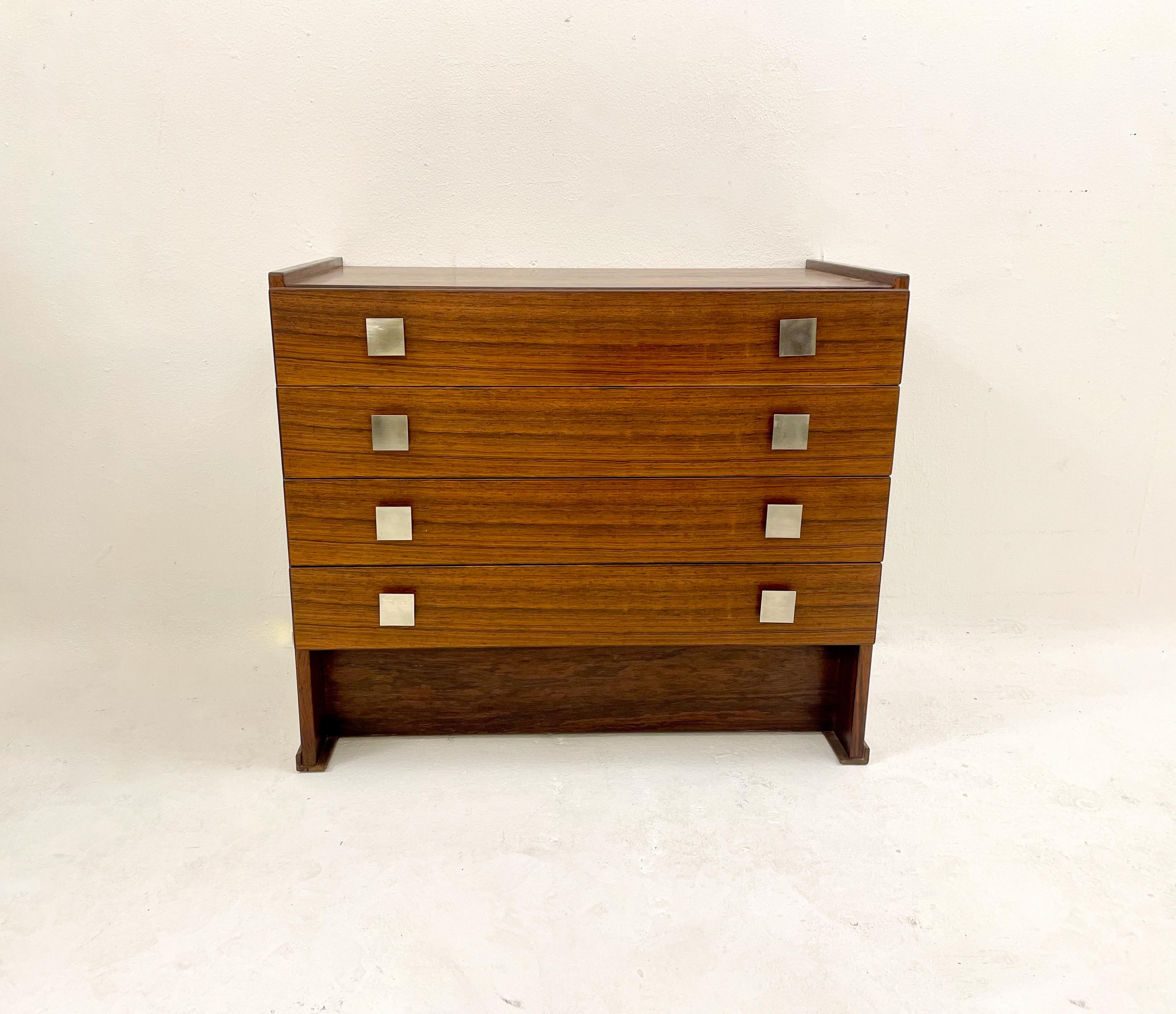Mid-Century Modern Wooden Chest of Drawers, Italy, 1960s For Sale 2