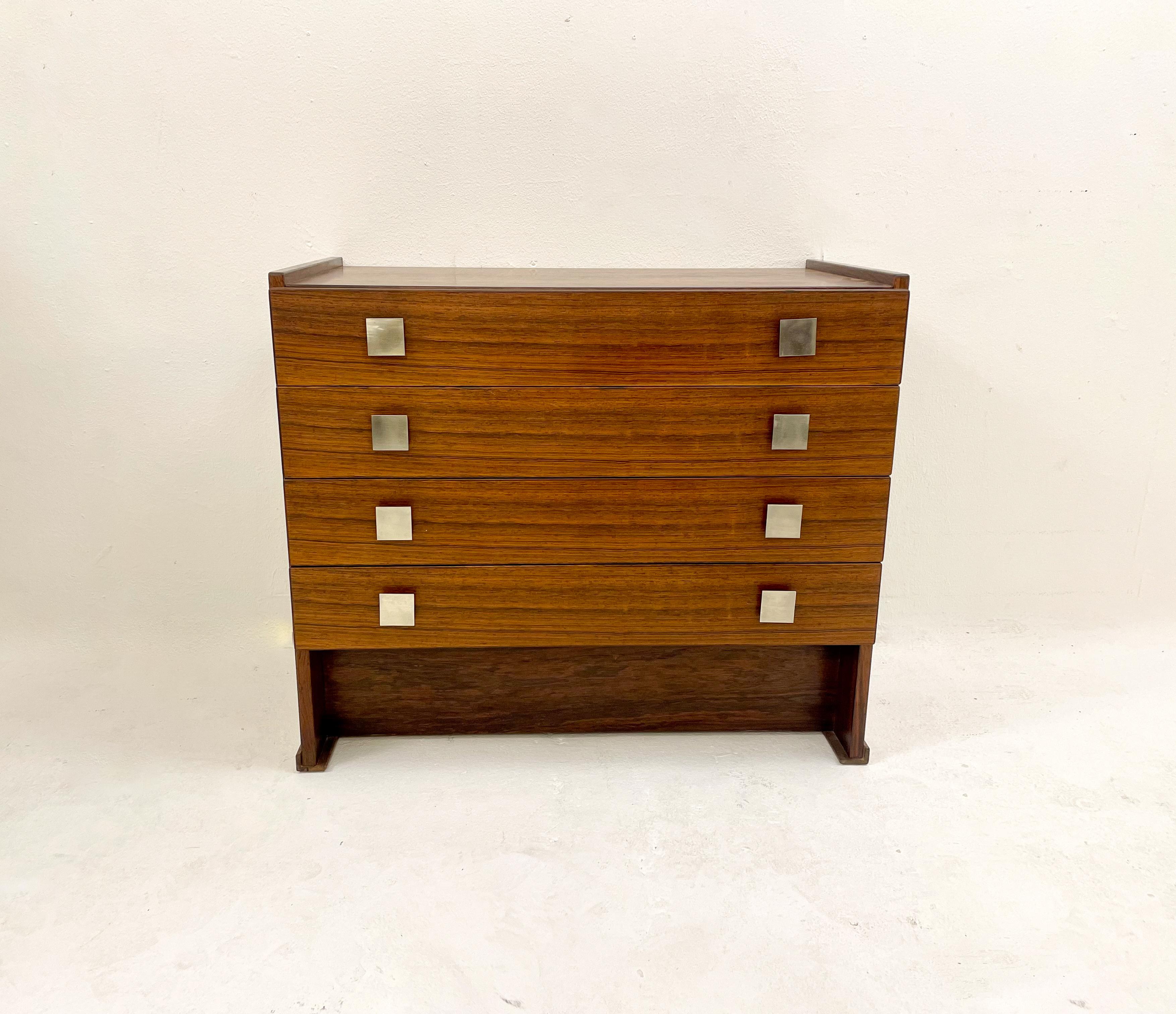 Legno Cassettiera in legno moderna di metà secolo, Italia, anni '60 in vendita
