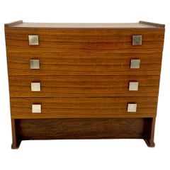 Mid-Century Modern Wooden Chest of Drawers, Italy, 1960s